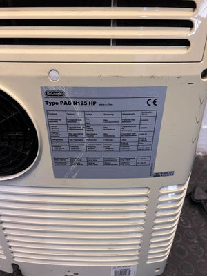 DeLonghi White Portable AirCon (Type: PAC N125 HP)(Serial: 33321)