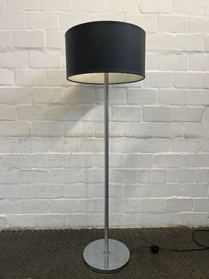 Black Lambader Standing Lamp with Steel Stand