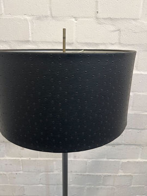 Black Lambader Standing Lamp with Steel Stand