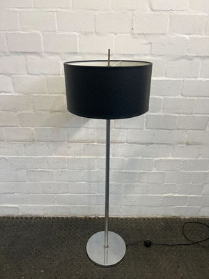 Black Lambader Standing Lamp with Steel Stand