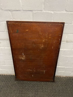 Wooden Framed Victorian Mirror (Scratched Back)(Width: 69cm)(Height: 103.5cm)