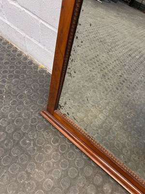 Wooden Framed Victorian Mirror (Scratched Back)(Width: 69cm)(Height: 103.5cm)