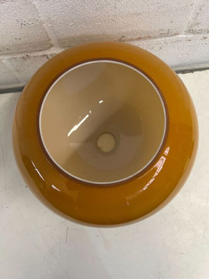 Golden Brown Pumpkin Shaped Vase