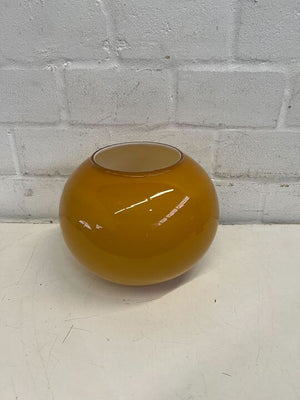 Golden Brown Pumpkin Shaped Vase