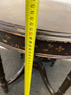 Dark Brown 19th Century Styled Indian Table (Width: 67cm)(Height: 71.5cm)