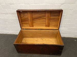 Mahogany 19th Century Styled Cedar Chest (Missing Handle & Lock)