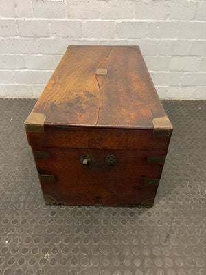 Mahogany 19th Century Styled Cedar Chest (Missing Handle & Lock)