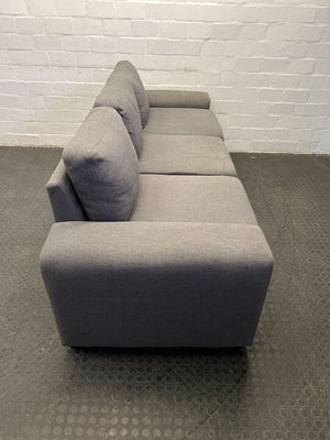 Gray Ash Three Seater Upholstered Couch