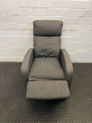 Gray Ash Upholstered Lazy Boy Recliner Chair