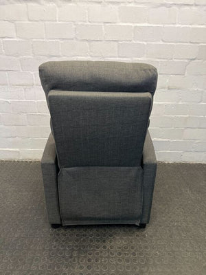 Gray Ash Upholstered Lazy Boy Recliner Chair