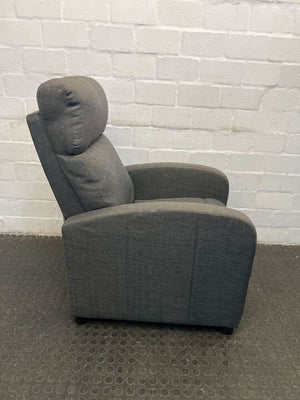 Gray Ash Upholstered Lazy Boy Recliner Chair