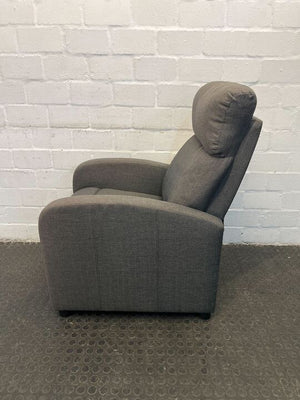 Gray Ash Upholstered Lazy Boy Recliner Chair