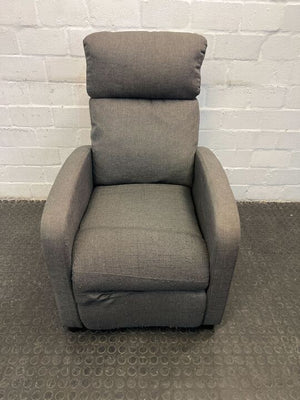 Gray Ash Upholstered Lazy Boy Recliner Chair