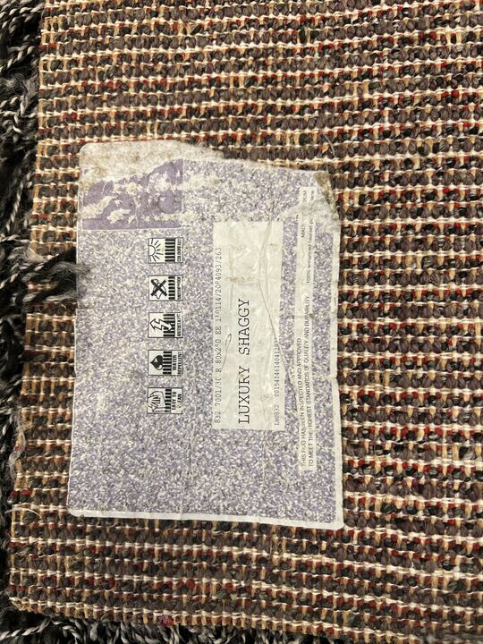 Shaggy Luxury Brown Carpet (84cm x 255cm) - PRICE DROP