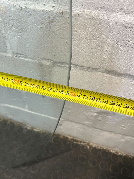 Glass Desktop for Table (Width: 229cm)(Height: 81cm)