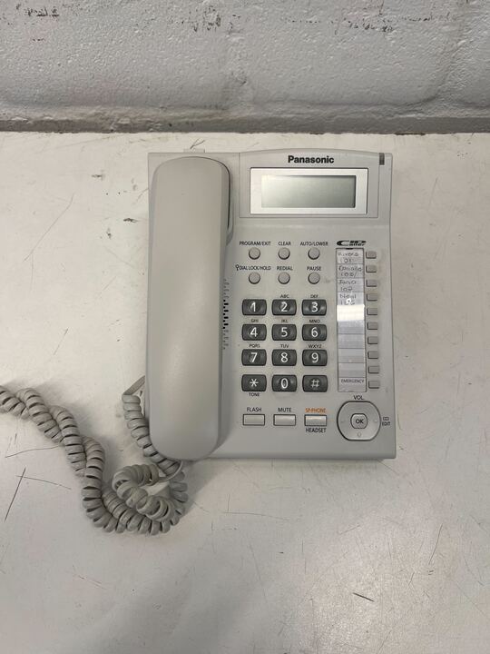 Panasonic White Single Line Landline Phone