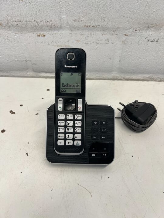 Panasonic Black Business Landline Cellphone with Charging Base