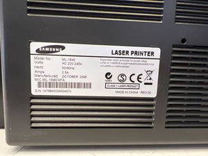 Samsung Black Laser Printer (Model: ML-1640)