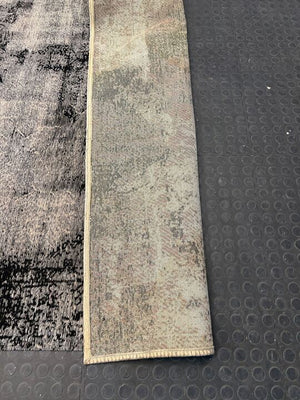 Modern Nathaniel Dark Gray Abstract Artistic Carpet (204.5cm x 285.5cm)