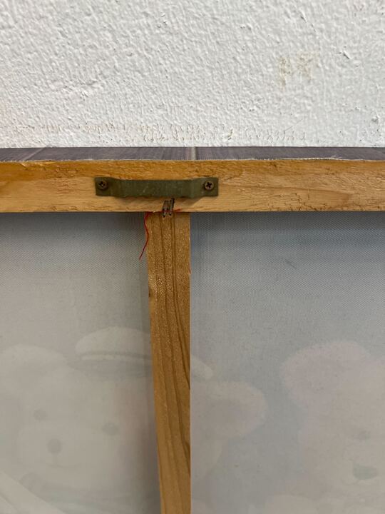 Teddy Bears Vintage Styled Bed & Breakfast Welcome Framed Picture (Width: 70cm)(Height: 51cm)