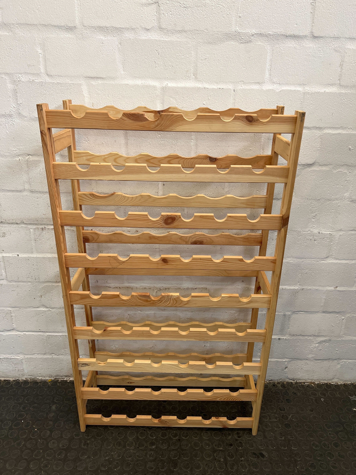 Wooden European Styled Wine Rack (Width: 70m)(Height: 119cm) - 2ndhandwarehouse.com