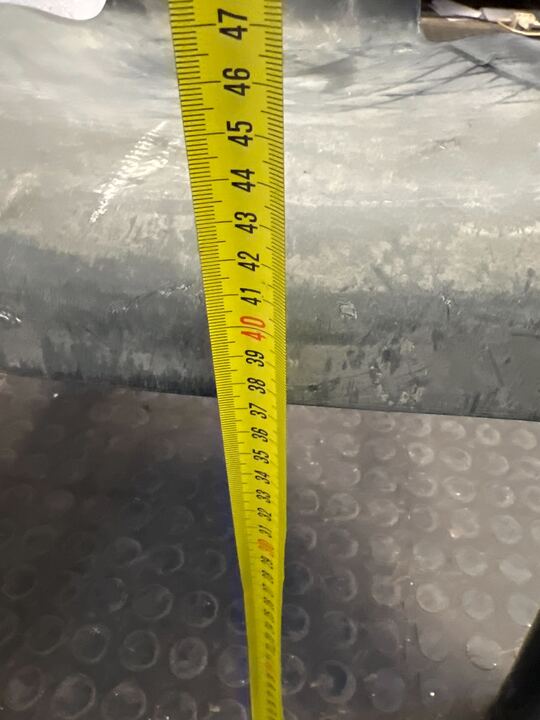 Classic Black Plastic Outdoor Chair (Worn with Marks)