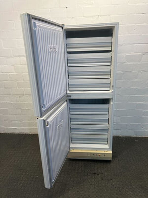 KIC White Dual Door Fridge (Model: UF327) (Minor Rust)