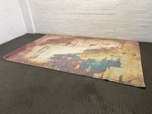 Urban Graphite Abstract Art Carpet (200cm x 303cm)