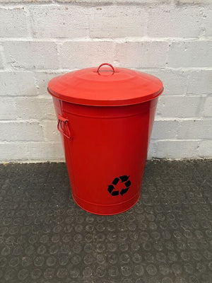 Red Recycle Bin