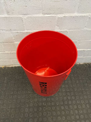 Red Recycle Bin