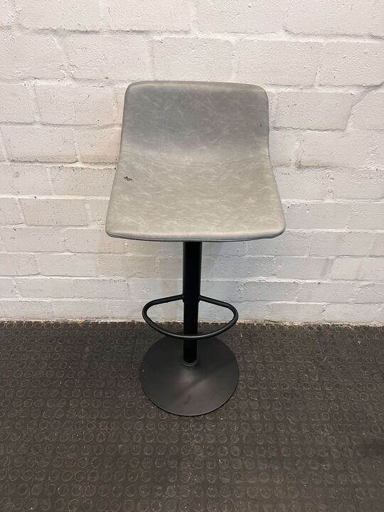 DecoFurn Gray Barstool (Minor Fabric Tear) - PRICE DROP - 2ndhandwarehouse.com