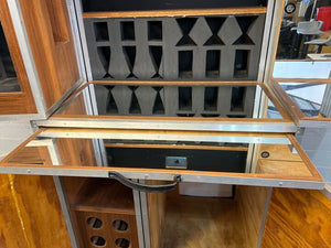 Portable Flightcase Wooden Bar Cabinet