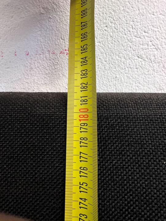 Black Upholstered Room Divider