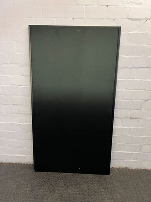 Dark Black Fabric Covered Room Divider