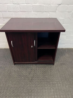 Dark Brown French Styled Two Doo Filing Cabinet (Scratched)