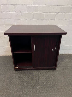 Dark Brown French Styled Two Doo Filing Cabinet (Scratched)