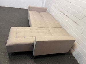 Beige Cleopatra Queen Sized Sleeper Couch