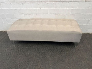 Beige Modern Classy Lounge Ottoman