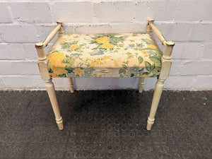 Vintage 1900s Styled Wooden Vintage Dressing Table Chair (Paint Scratched)