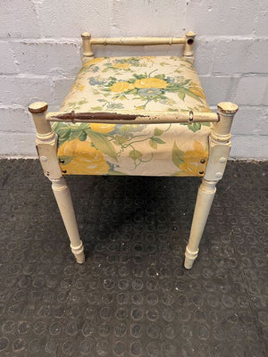 Vintage 1900s Styled Wooden Vintage Dressing Table Chair (Paint Scratched)