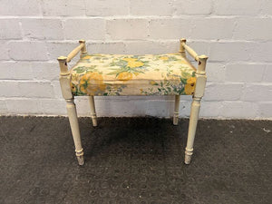 Vintage 1900s Styled Wooden Vintage Dressing Table Chair (Paint Scratched)