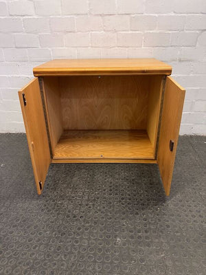 Light Brown Storage Credenza Cupboard (Width: 91.5cm)(Height: 77.5cm)