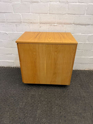 Light Brown Three Drawer Desk Credenza (Width: 63cm)(Height: 65cm)