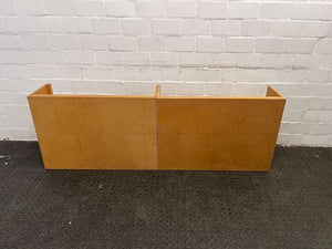 Light Brown Reception Desk Cover (Width: 183.5cm)(Height: 63cm)