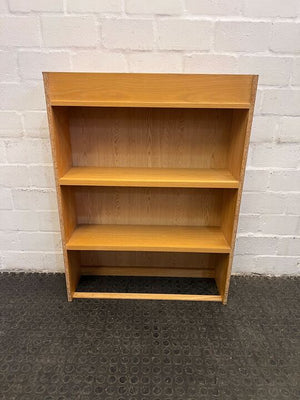 Light Brown MidCentury Styled Two Tier Bookshelf (Width: 77cm)(Height: 103cm)