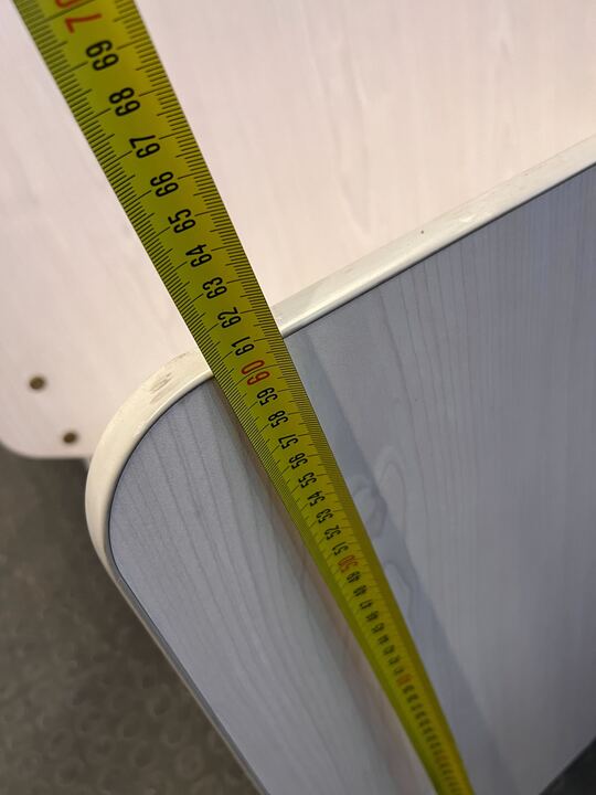 Cream Wooden Baby Cot with Easy Breathe Baby Mattress