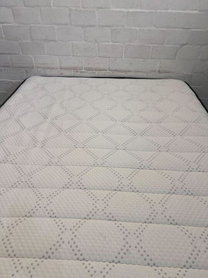 Restonic Pocket Spring Body Print Queen Sized Bed & Black Base