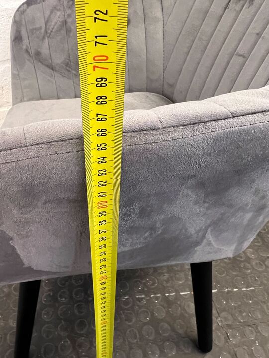 Gray Modern Cafe Dining Chair