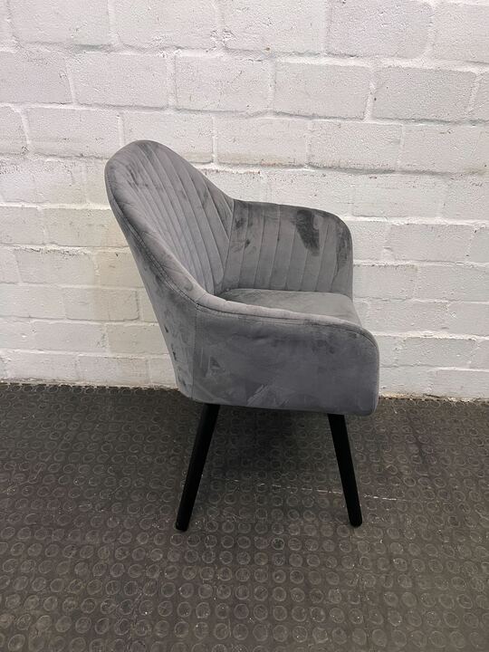 Gray Modern Cafe Dining Chair
