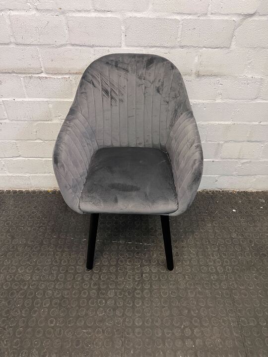 Gray Modern Cafe Dining Chair